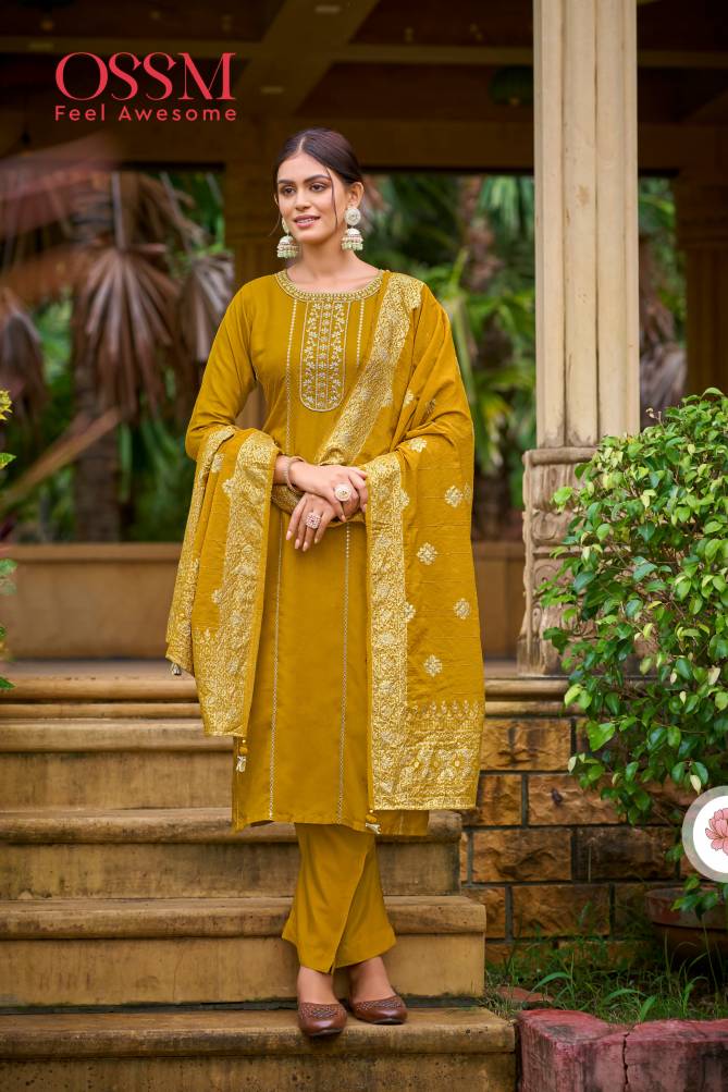 Dastoor By Ossm Viscose Designer Kurti With Bottom Dupatta Wholesale Price In Surat